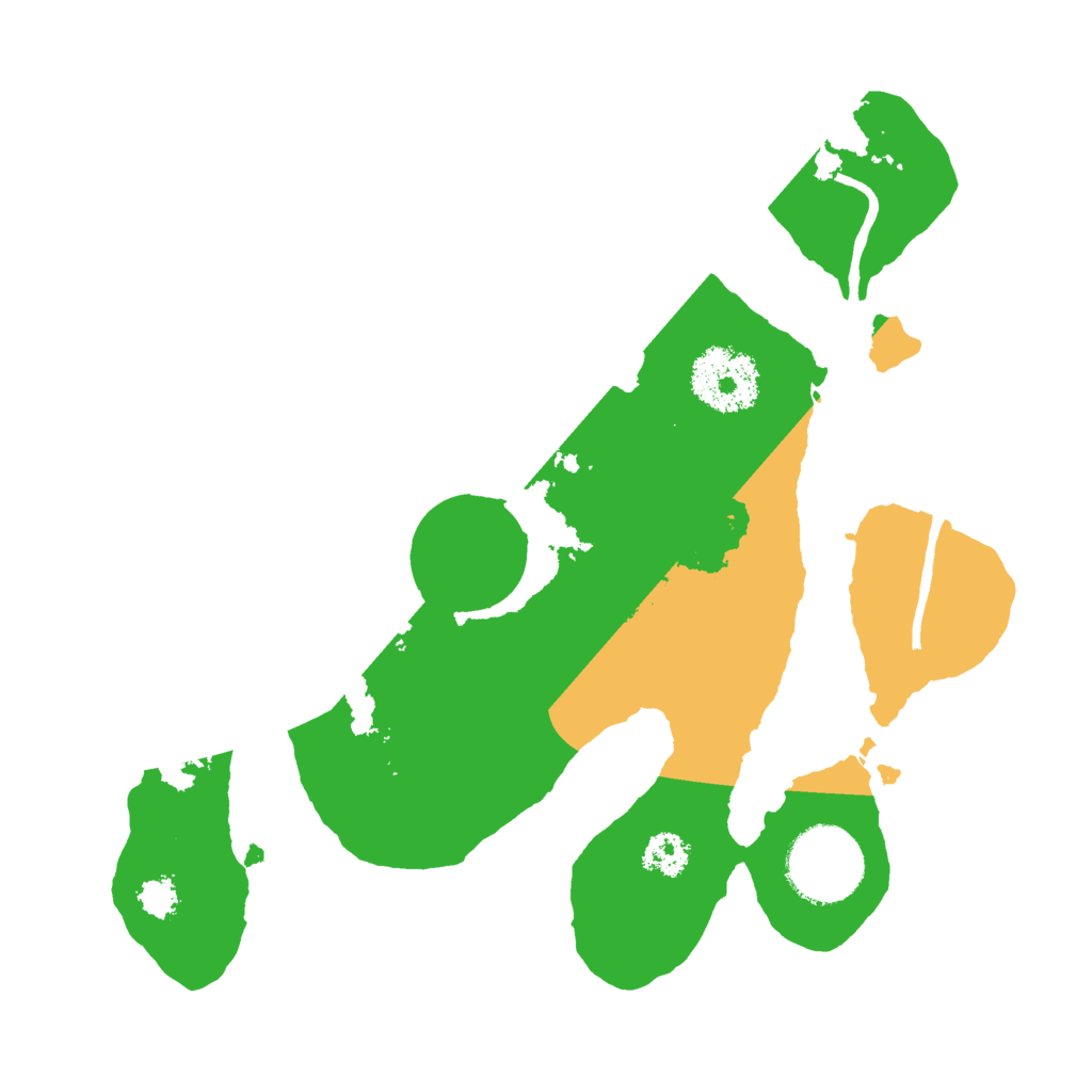 Biome Rust Map: Procedural Map, Size: 2500, Seed: 111833