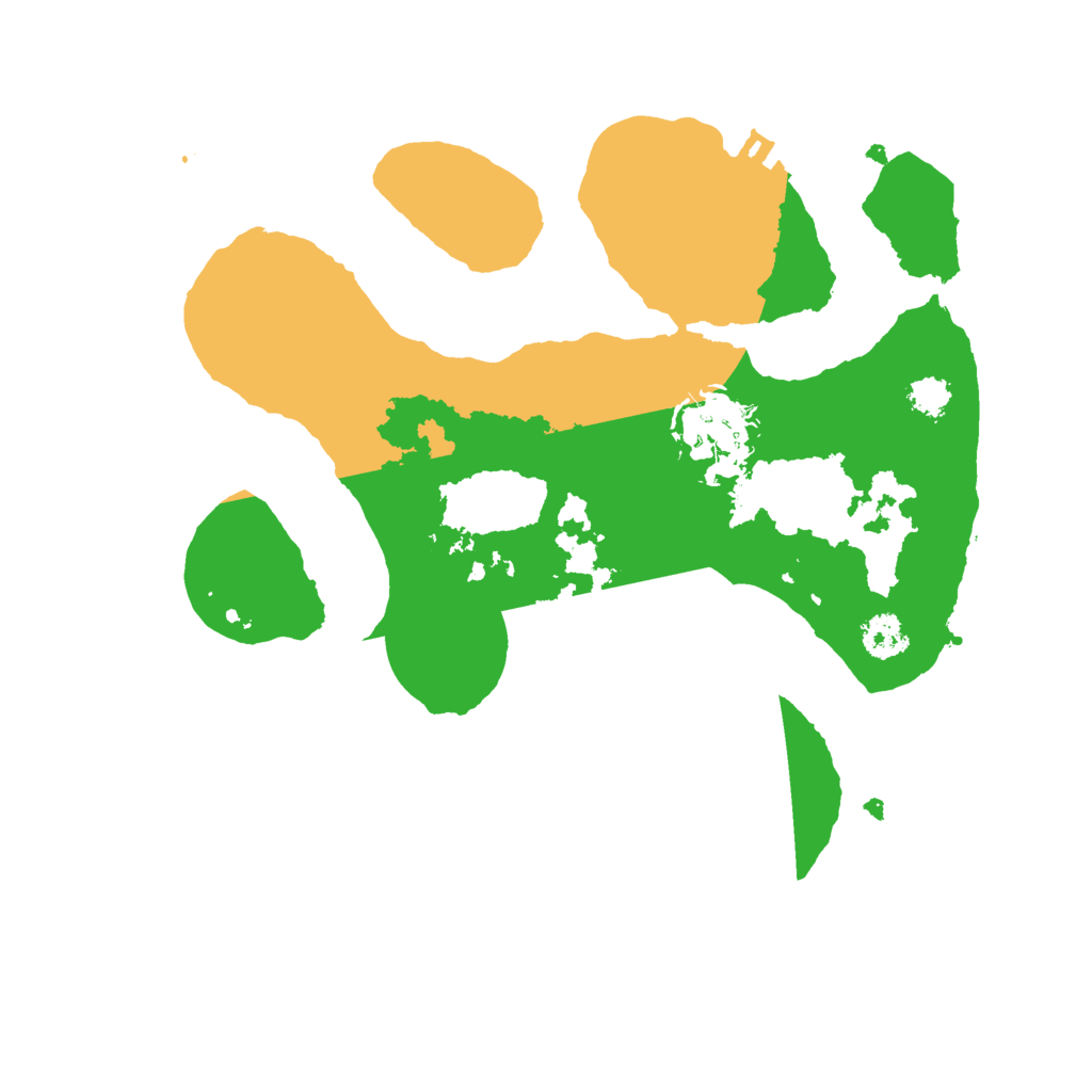 Biome Rust Map: Procedural Map, Size: 2500, Seed: 97095322