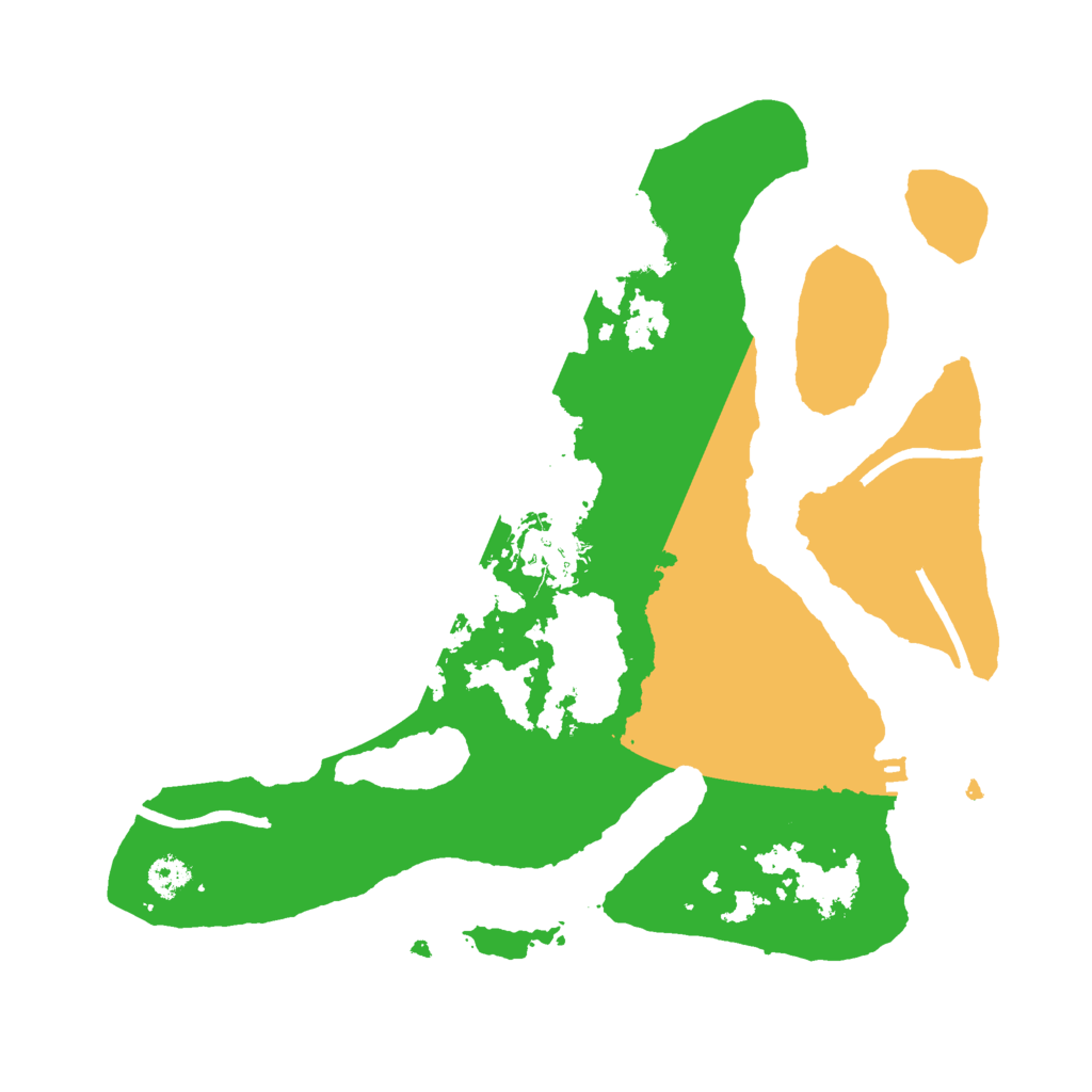 Biome Rust Map: Procedural Map, Size: 2800, Seed: 200995