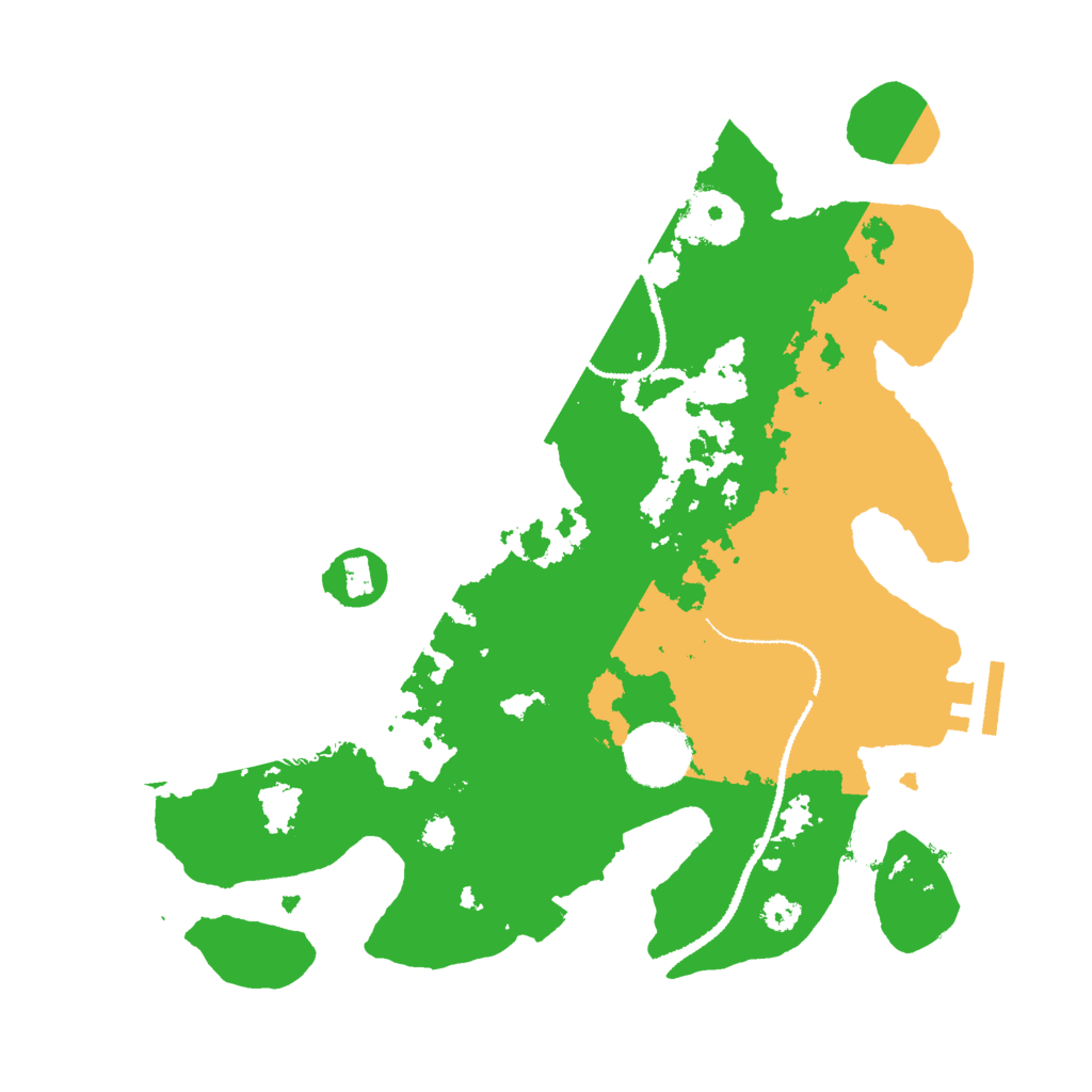 Biome Rust Map: Procedural Map, Size: 3000, Seed: 8888888