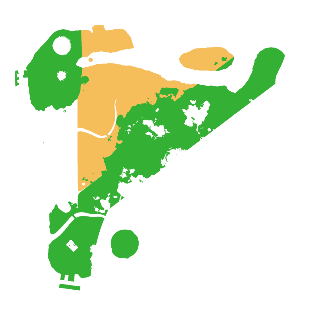 Biome Rust Map: Procedural Map, Size: 3000, Seed: 534567