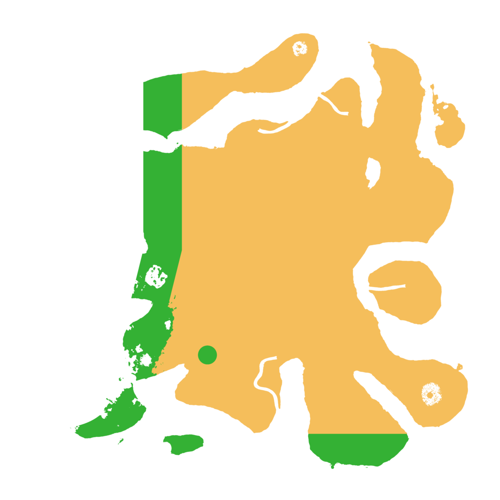 Biome Rust Map: Procedural Map, Size: 3500, Seed: 376752351