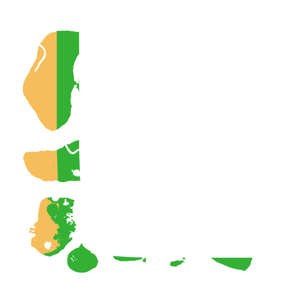 Biome Rust Map: Procedural Map, Size: 3500, Seed: 123468