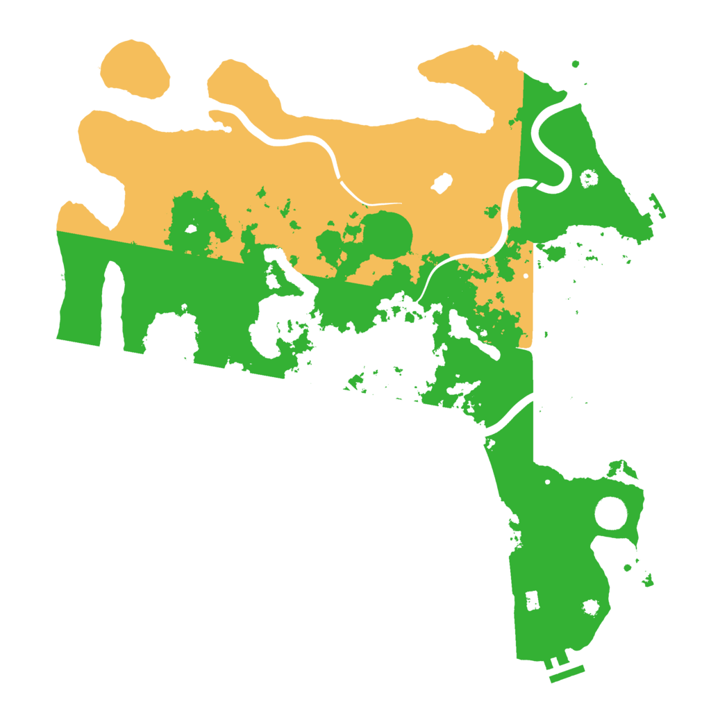 Biome Rust Map: Procedural Map, Size: 4000, Seed: 26601