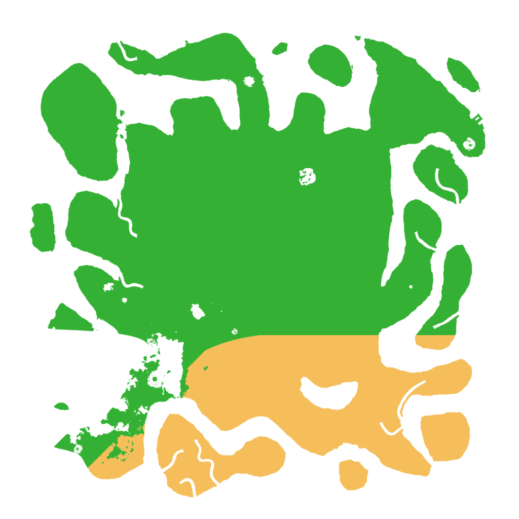 Biome Rust Map: Procedural Map, Size: 4500, Seed: 5847238