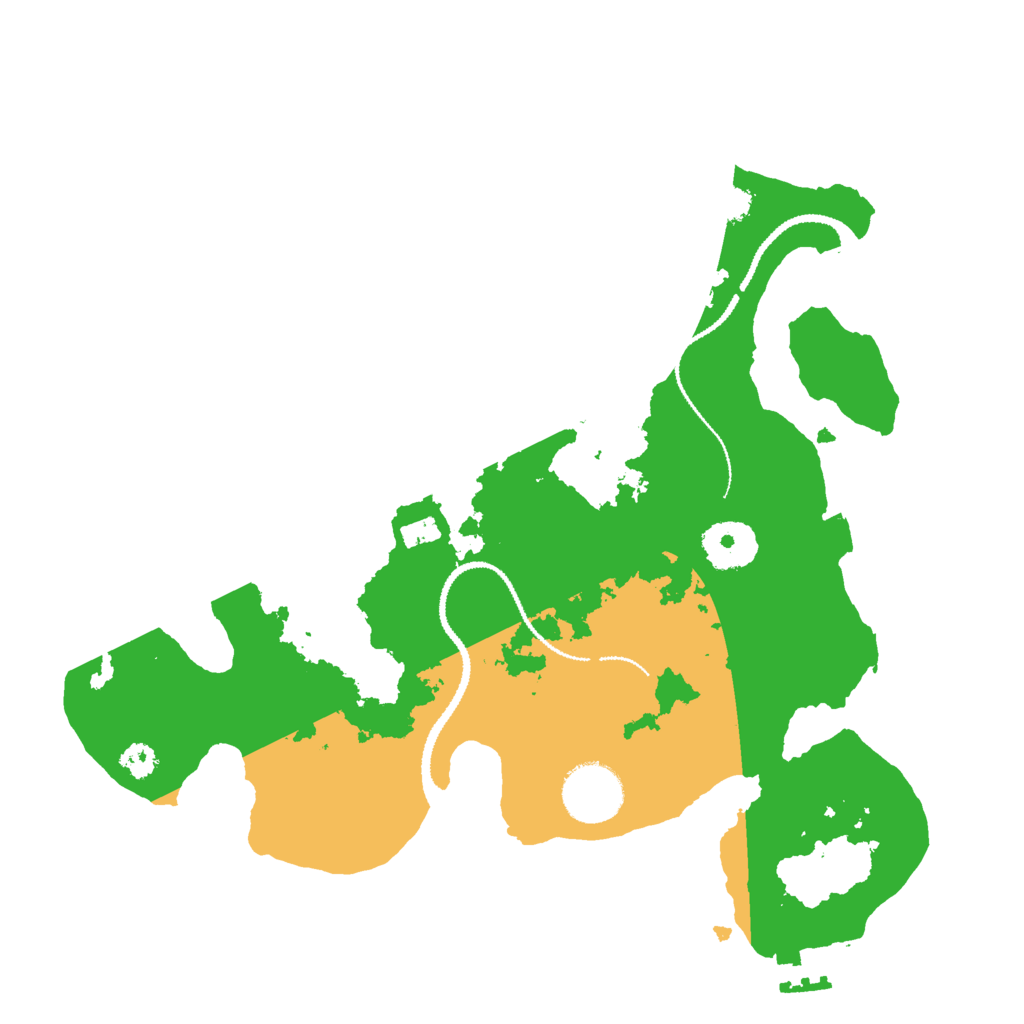 Biome Rust Map: Procedural Map, Size: 3000, Seed: 1840495605