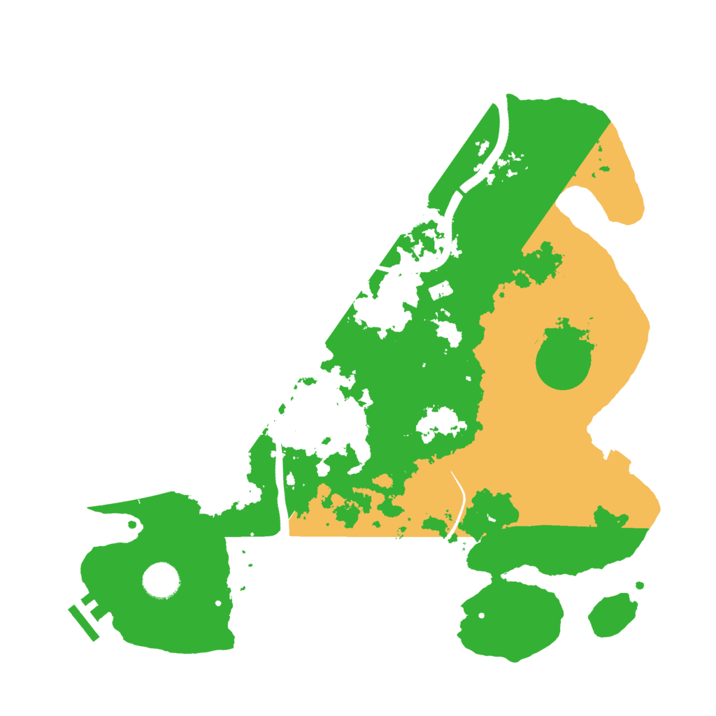 Biome Rust Map: Procedural Map, Size: 3500, Seed: 1417179345