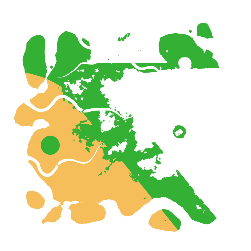 Biome Rust Map: Procedural Map, Size: 3500, Seed: 8910