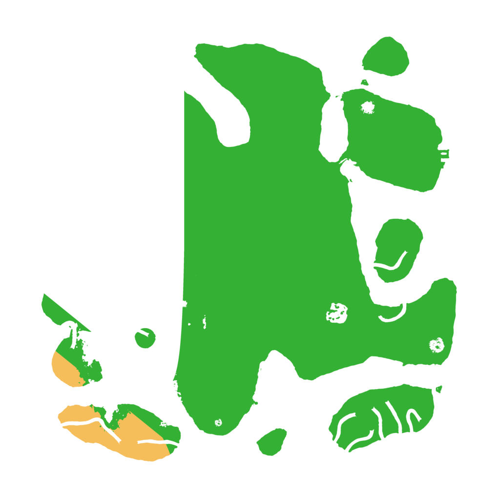 Biome Rust Map: Procedural Map, Size: 3500, Seed: 284704941