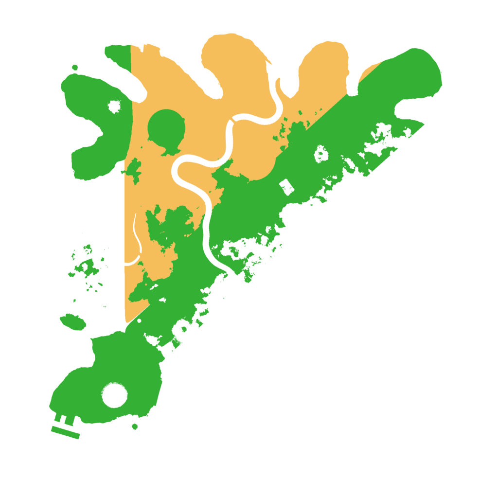 Biome Rust Map: Procedural Map, Size: 3500, Seed: 1460767964