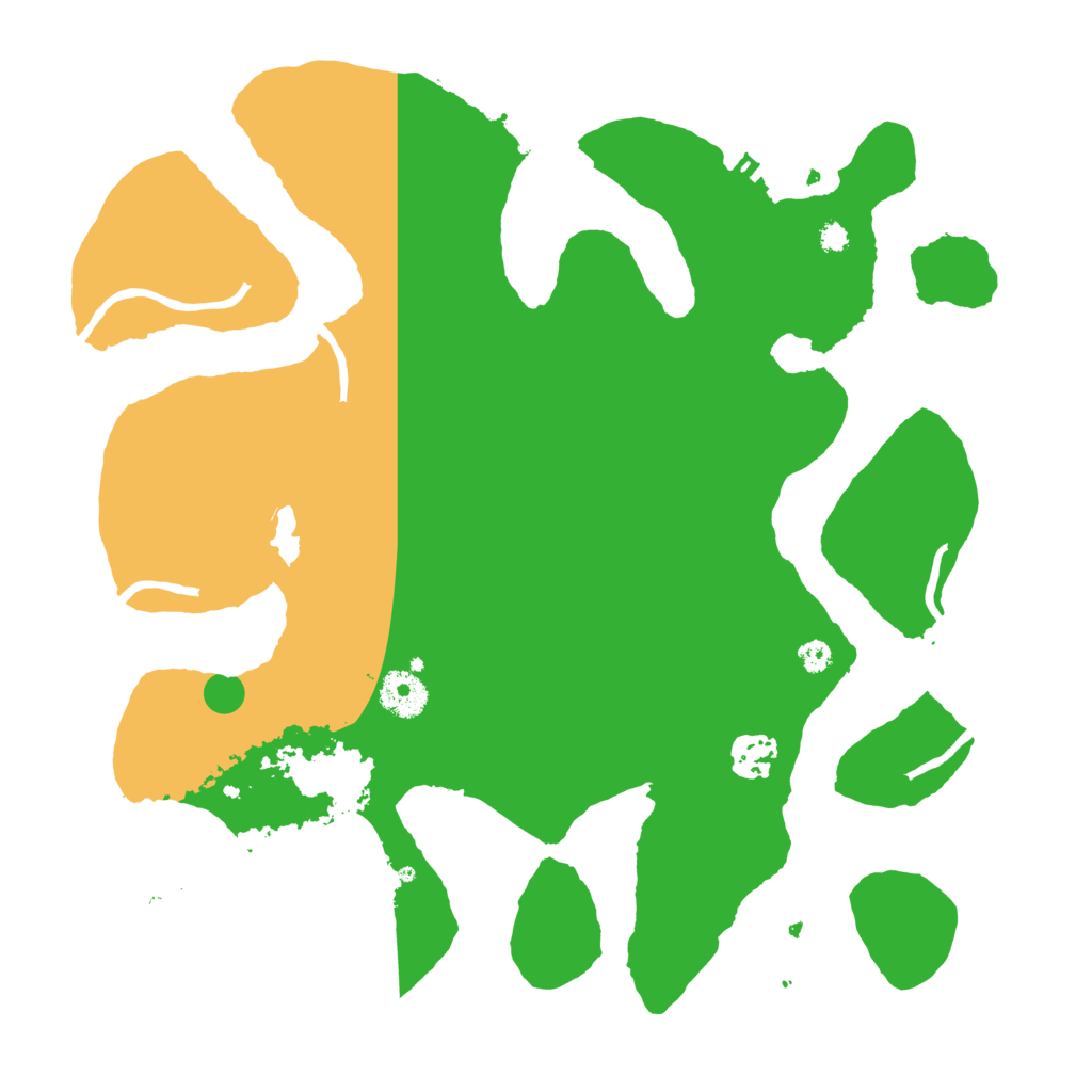 Biome Rust Map: Procedural Map, Size: 3500, Seed: 266995556