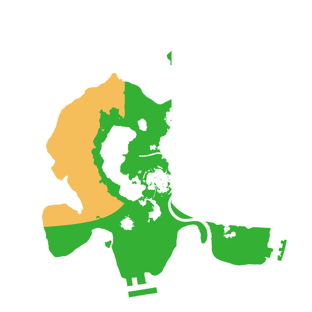 Biome Rust Map: Procedural Map, Size: 2200, Seed: 1140409920