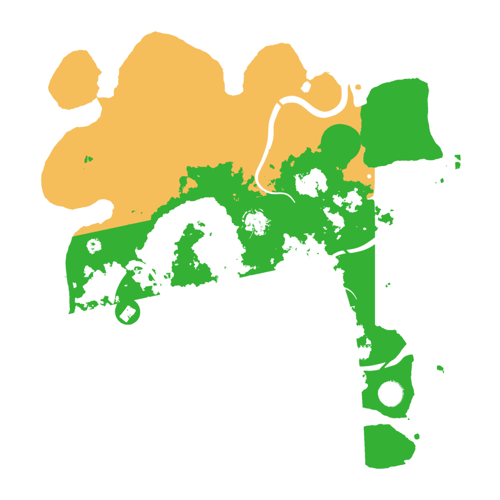 Biome Rust Map: Procedural Map, Size: 3500, Seed: 1363838598