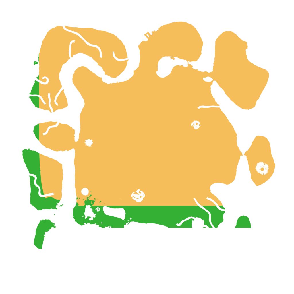 Biome Rust Map: Procedural Map, Size: 3500, Seed: 1707484998