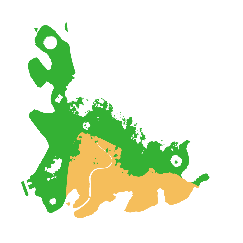 Biome Rust Map: Procedural Map, Size: 3250, Seed: 777
