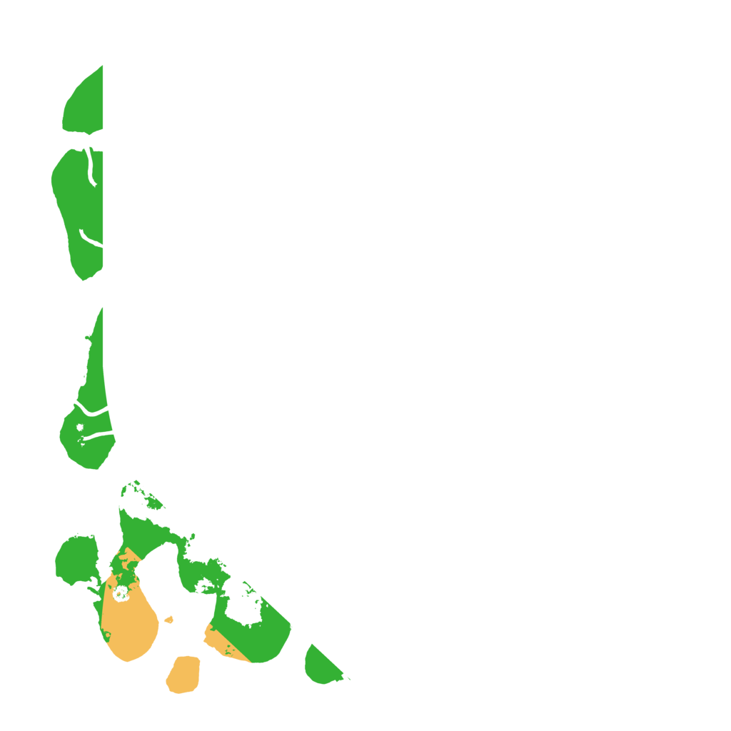 Biome Rust Map: Procedural Map, Size: 4500, Seed: 44226141