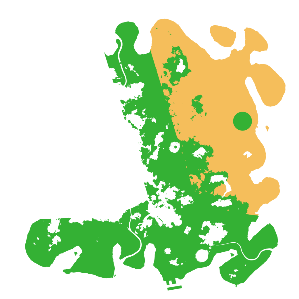 Biome Rust Map: Procedural Map, Size: 4200, Seed: 42938462