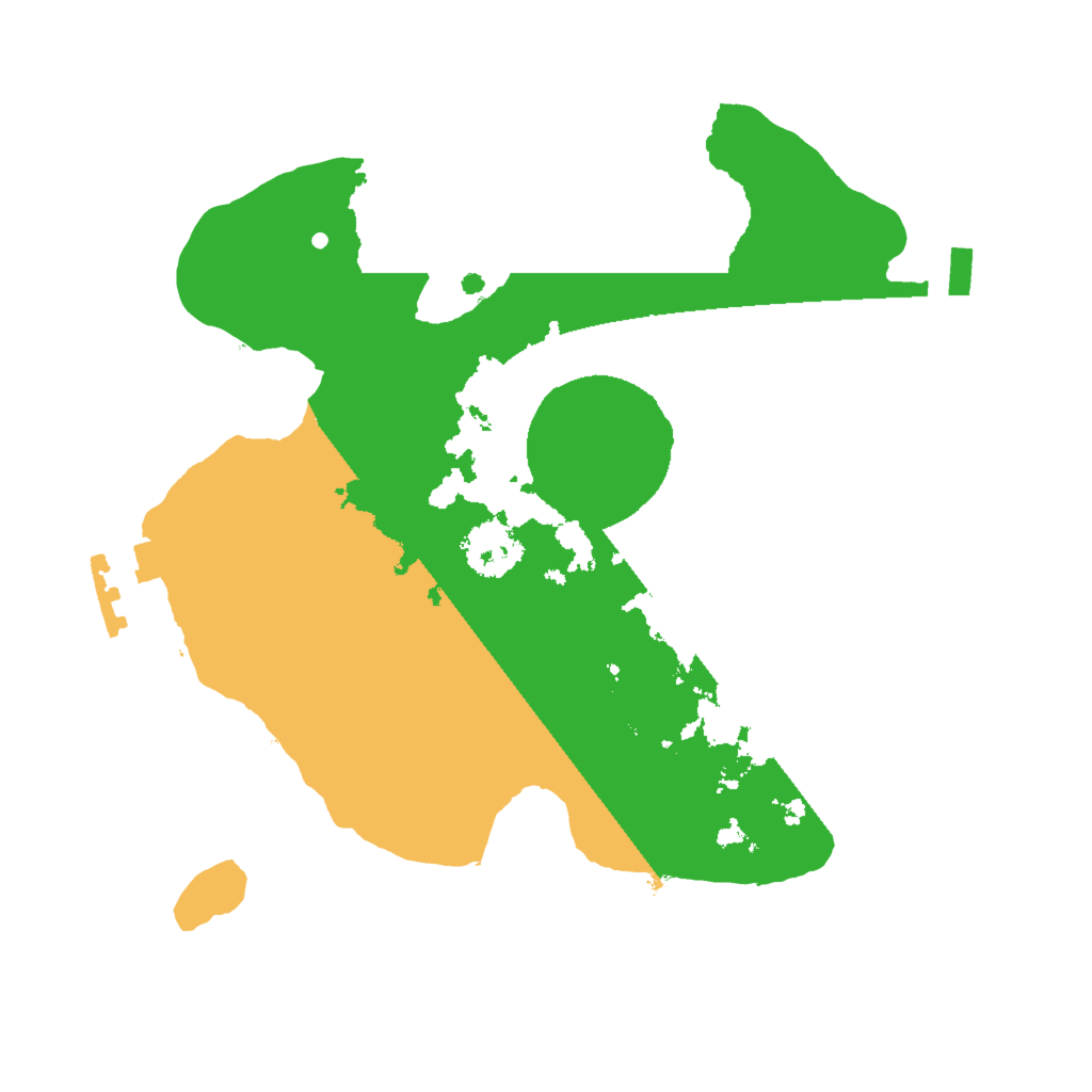 Biome Rust Map: Procedural Map, Size: 2000, Seed: 1345137271