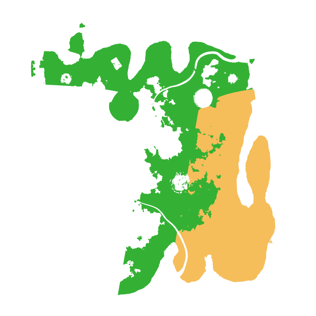 Biome Rust Map: Procedural Map, Size: 3000, Seed: 1568590191