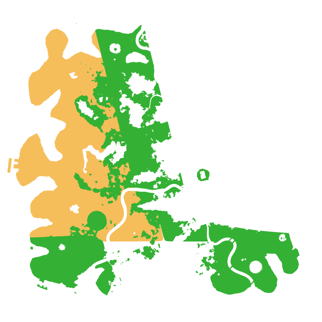 Biome Rust Map: Procedural Map, Size: 4500, Seed: 6263