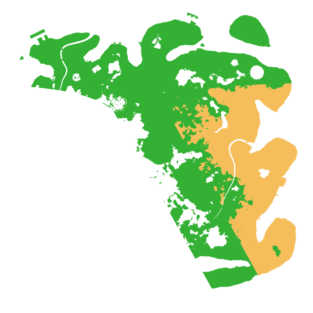 Biome Rust Map: Procedural Map, Size: 4000, Seed: 69467