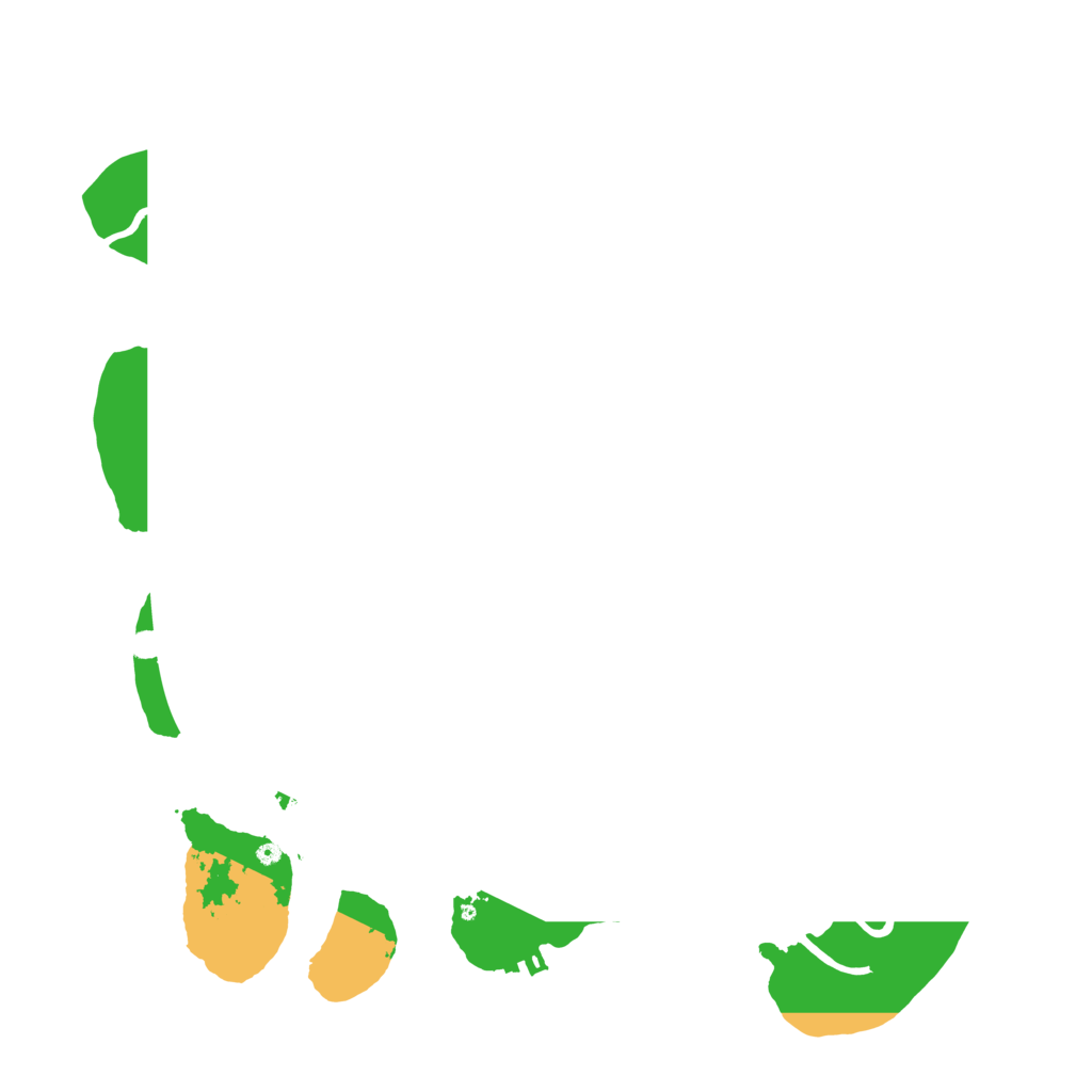 Biome Rust Map: Procedural Map, Size: 3500, Seed: 145668