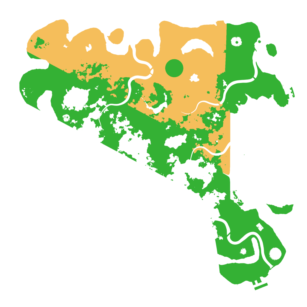 Biome Rust Map: Procedural Map, Size: 4500, Seed: 1799797209