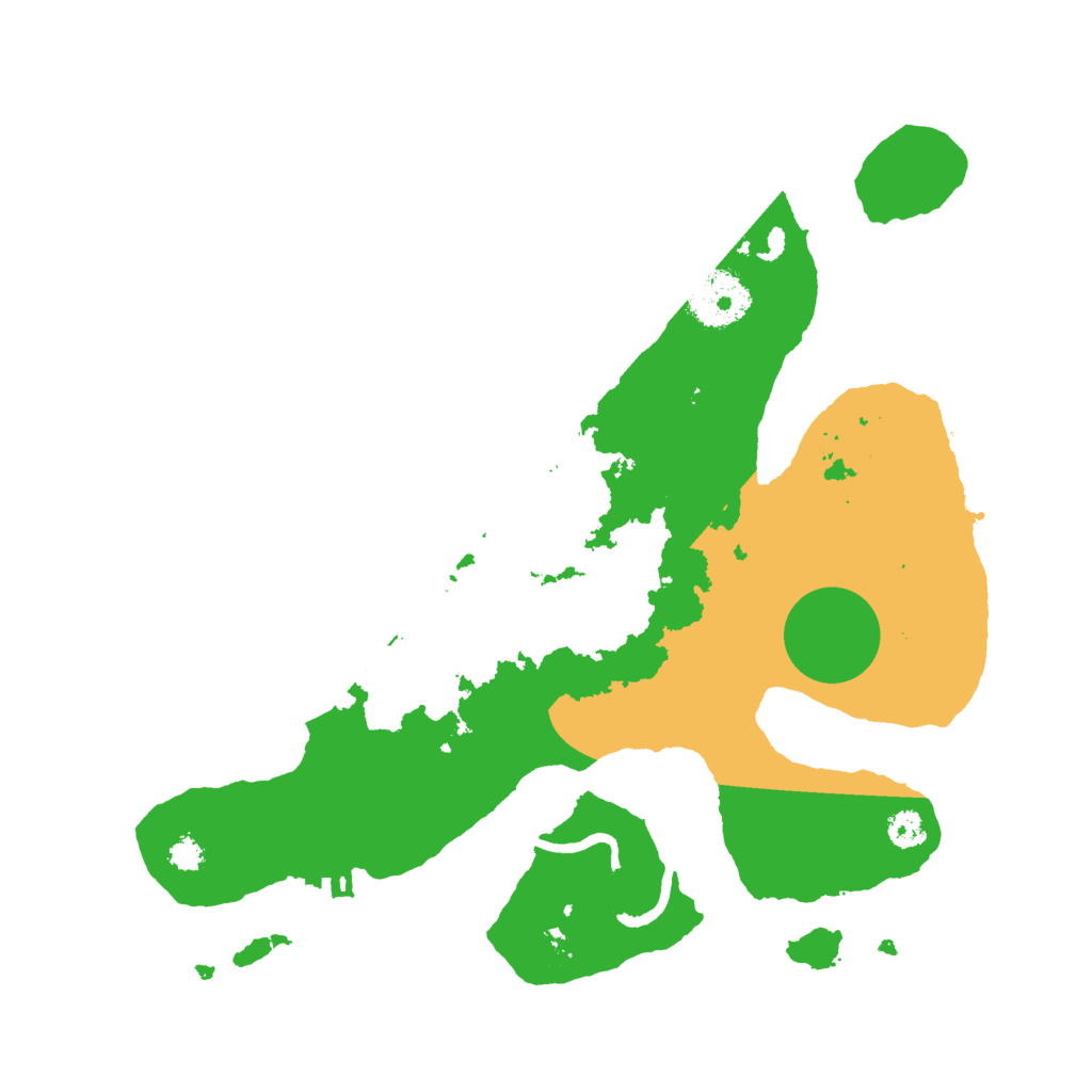 Biome Rust Map: Procedural Map, Size: 3000, Seed: 376803317