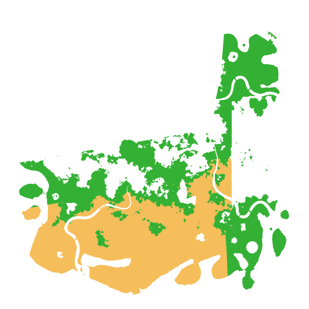 Biome Rust Map: Procedural Map, Size: 4600, Seed: 80143150