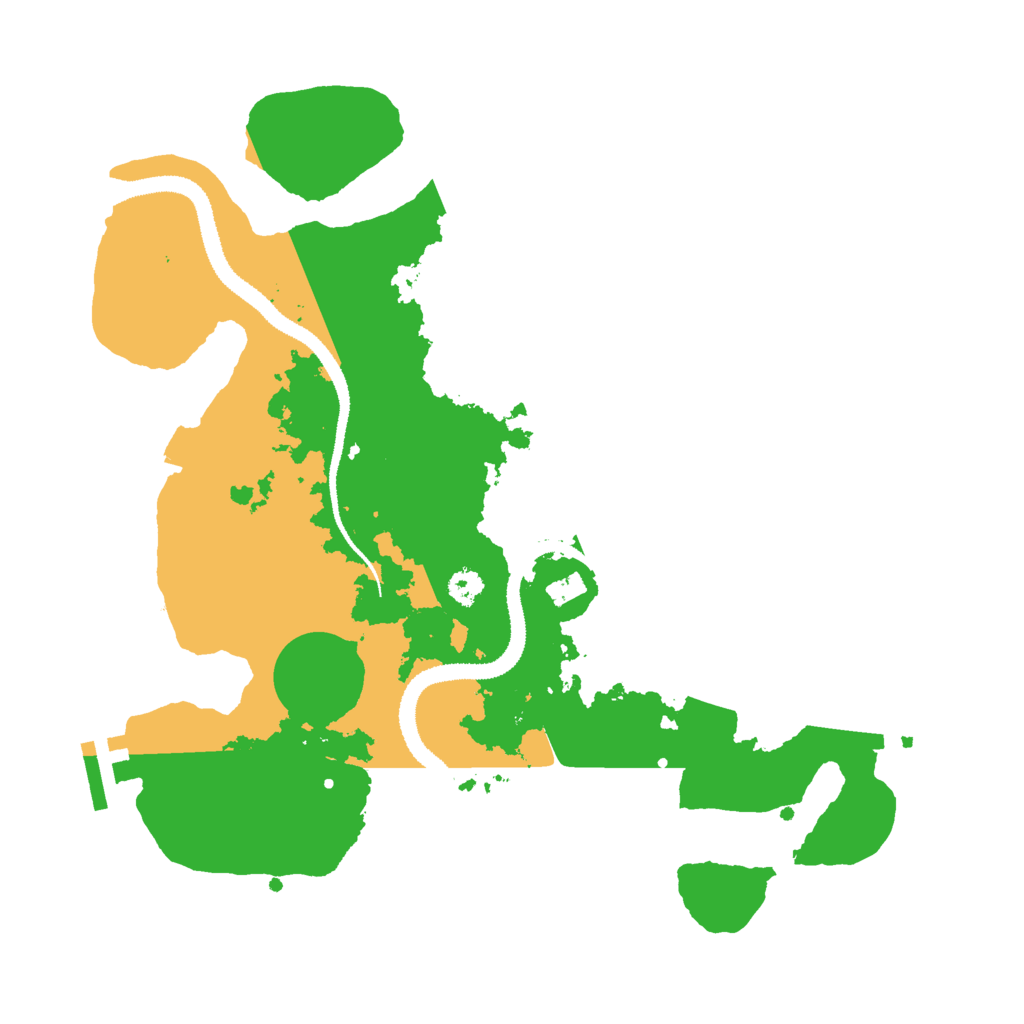 Biome Rust Map: Procedural Map, Size: 3000, Seed: 979459353