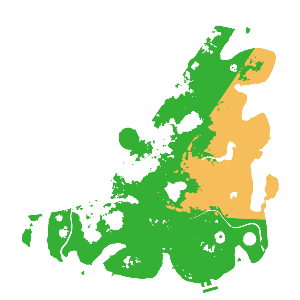 Biome Rust Map: Procedural Map, Size: 4000, Seed: 1125934