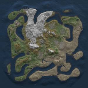 Thumbnail Rust Map: Procedural Map, Size: 3750, Seed: 552436909, 20 Monuments