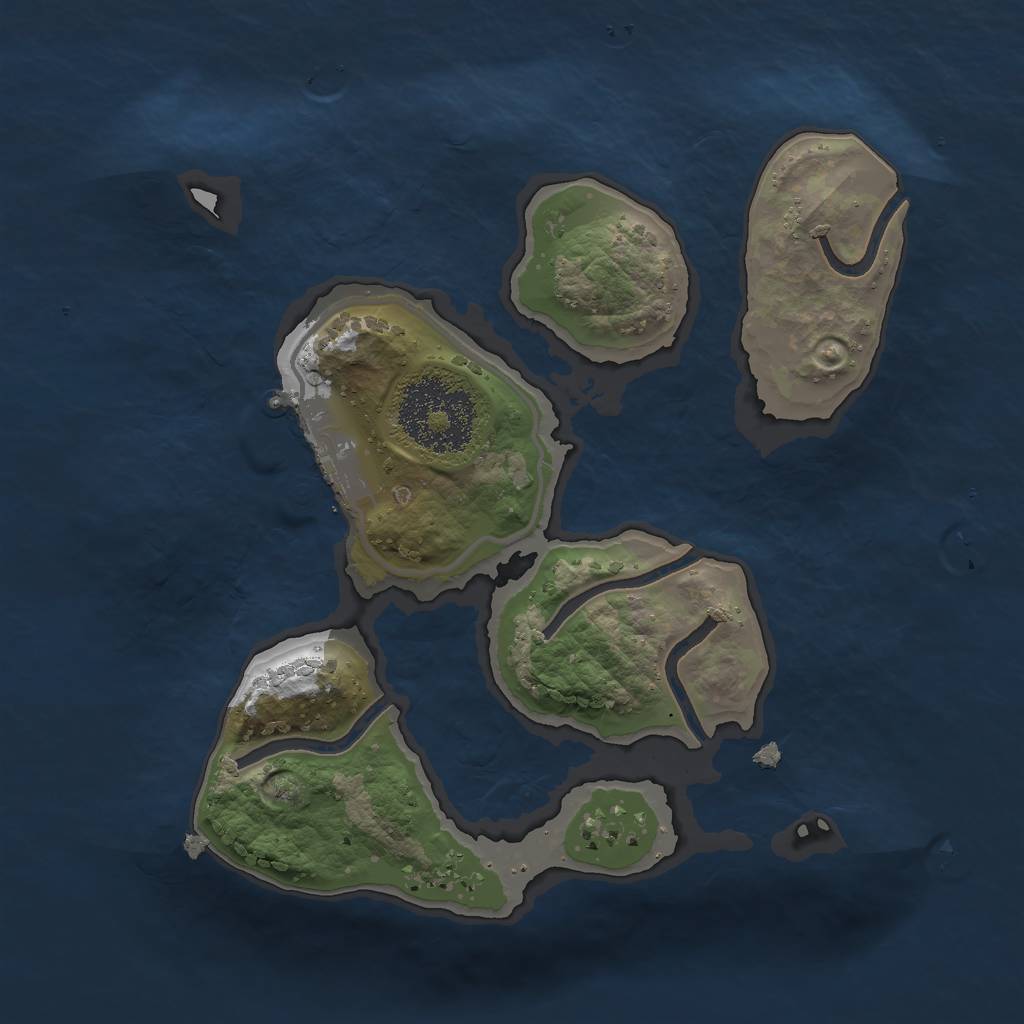 Rust Map: Procedural Map, Size: 2000, Seed: 114889864, 8 Monuments