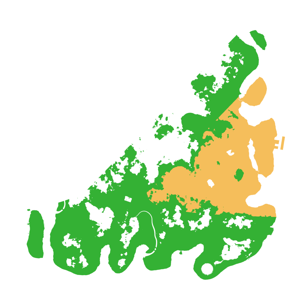 Biome Rust Map: Procedural Map, Size: 4500, Seed: 376349583