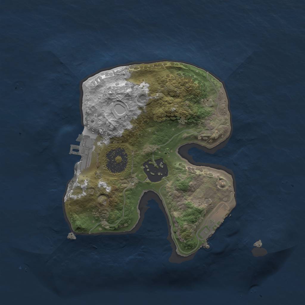 Rust Map: Procedural Map, Size: 1900, Seed: 287869806, 10 Monuments