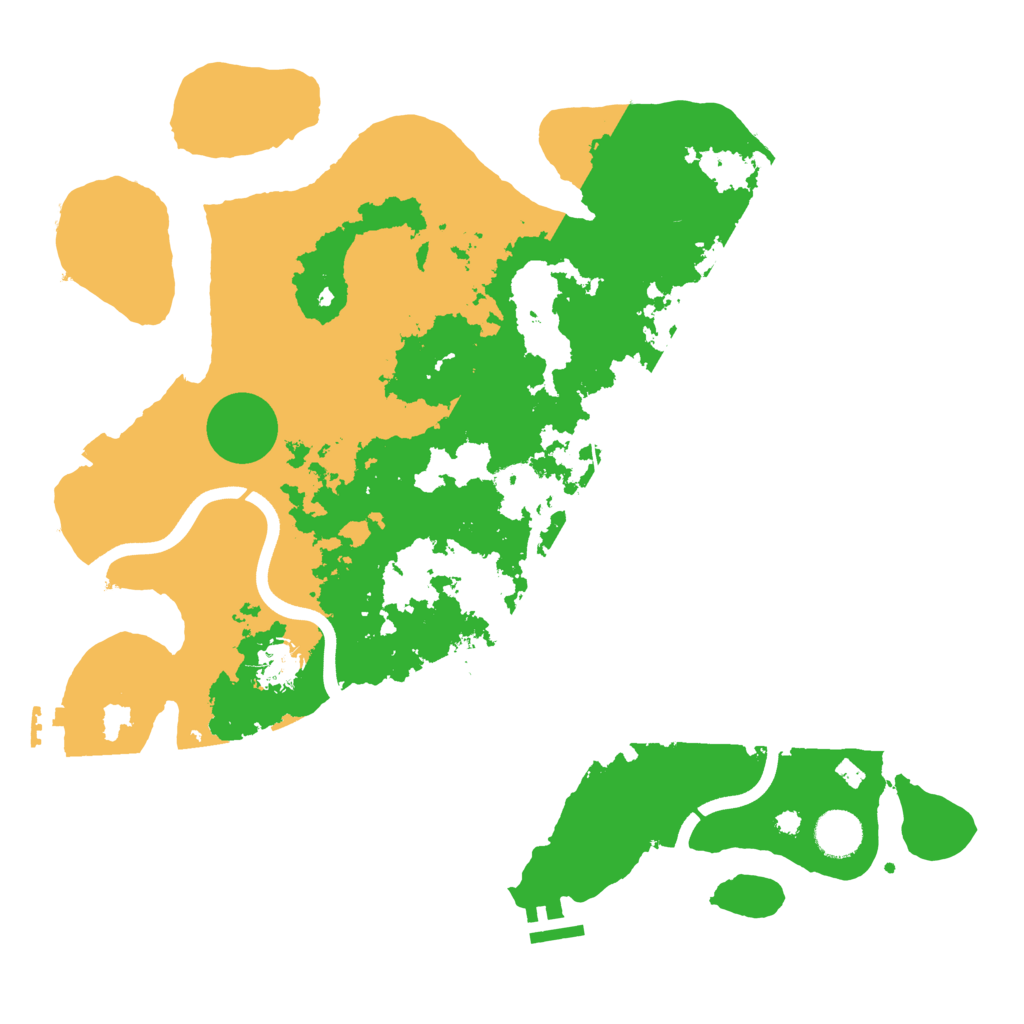 Biome Rust Map: Procedural Map, Size: 3800, Seed: 707981366