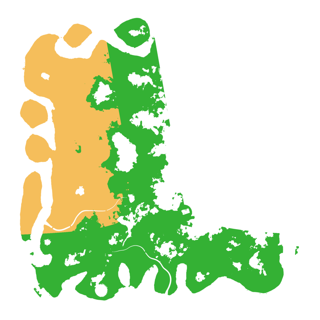 Biome Rust Map: Procedural Map, Size: 4500, Seed: 483572929