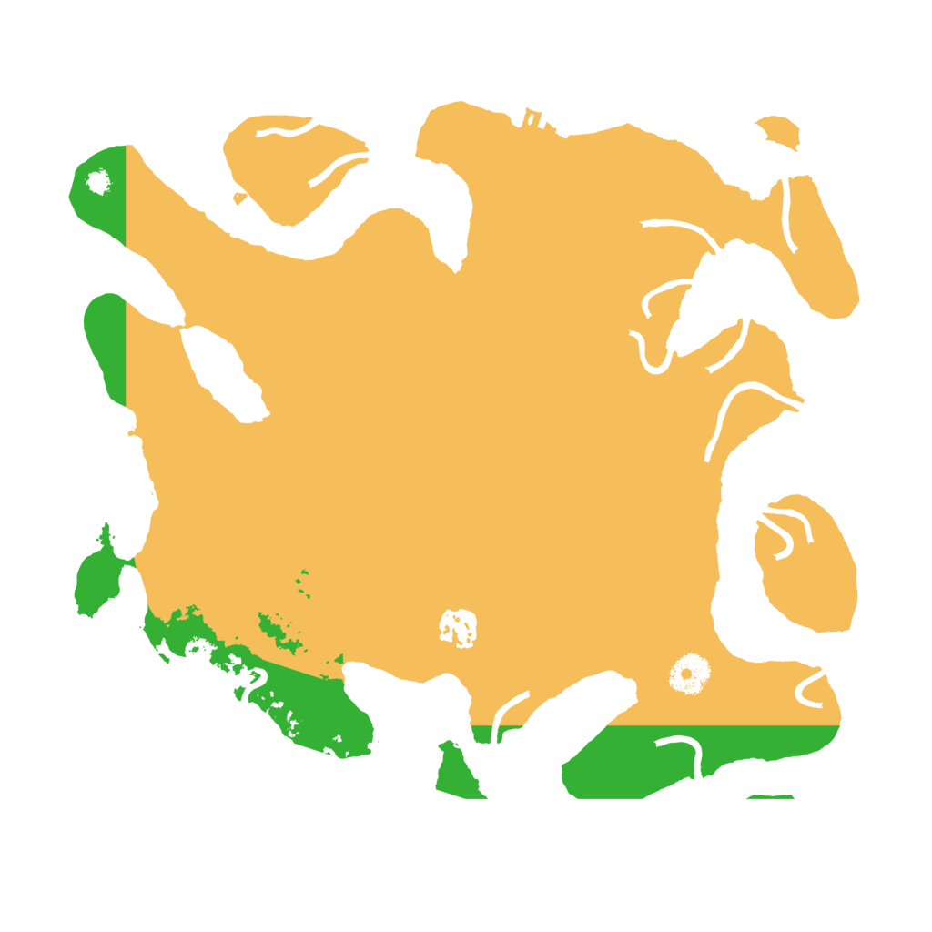 Biome Rust Map: Procedural Map, Size: 3500, Seed: 157843254