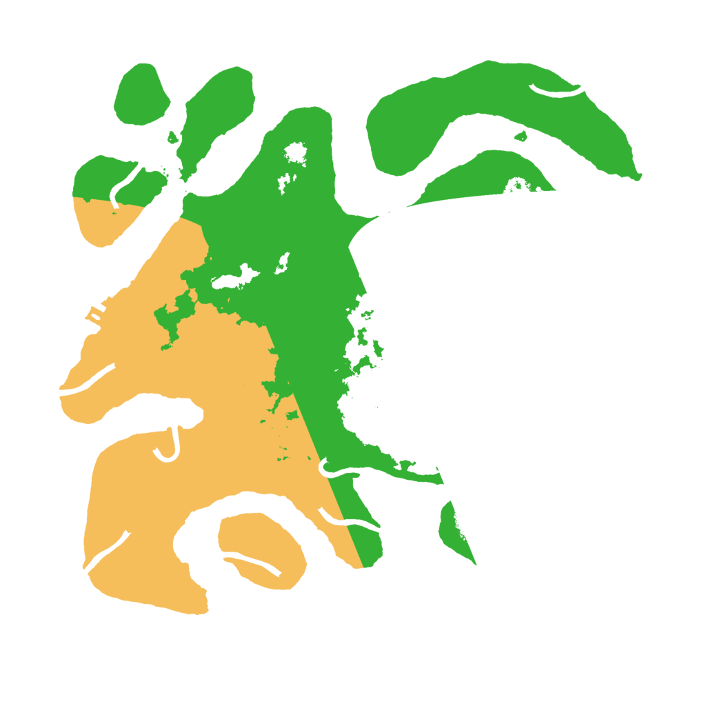 Biome Rust Map: Procedural Map, Size: 3000, Seed: 597604