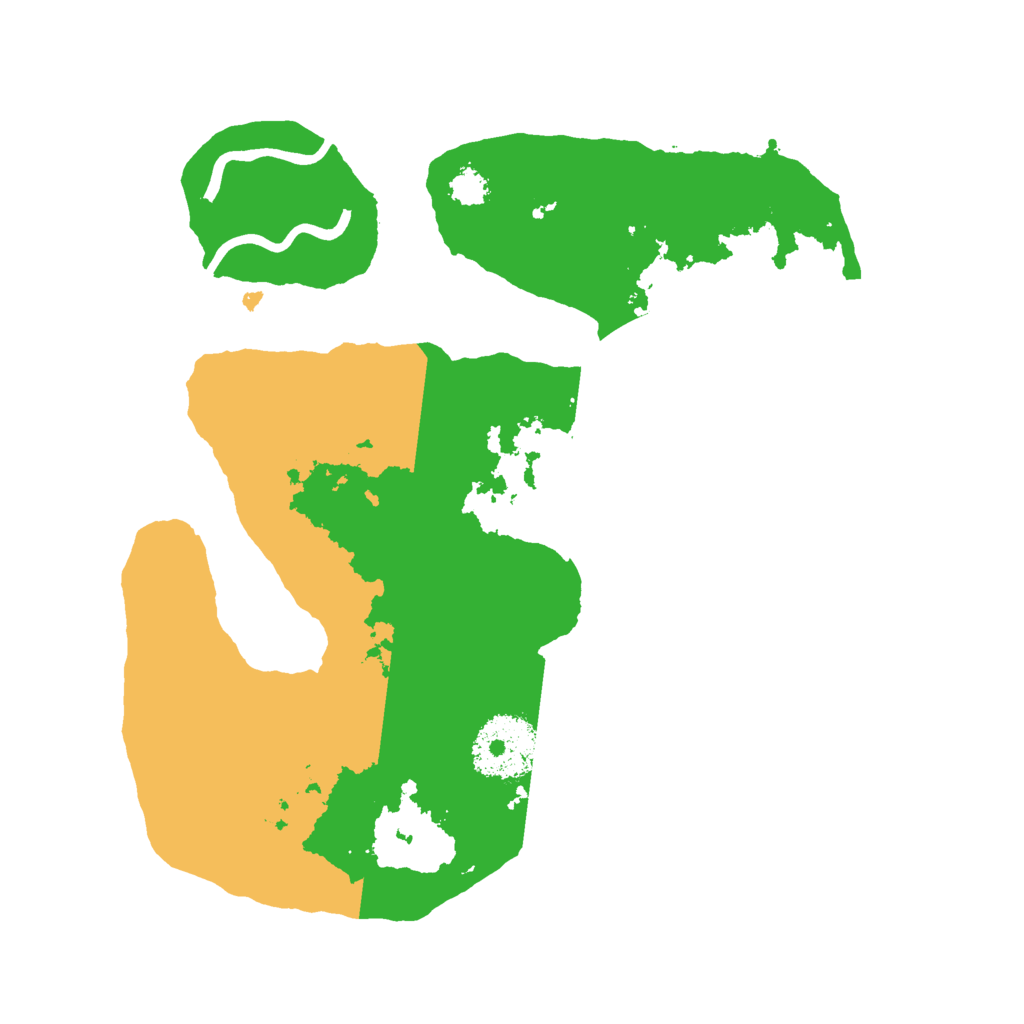 Biome Rust Map: Procedural Map, Size: 2500, Seed: 1482350012