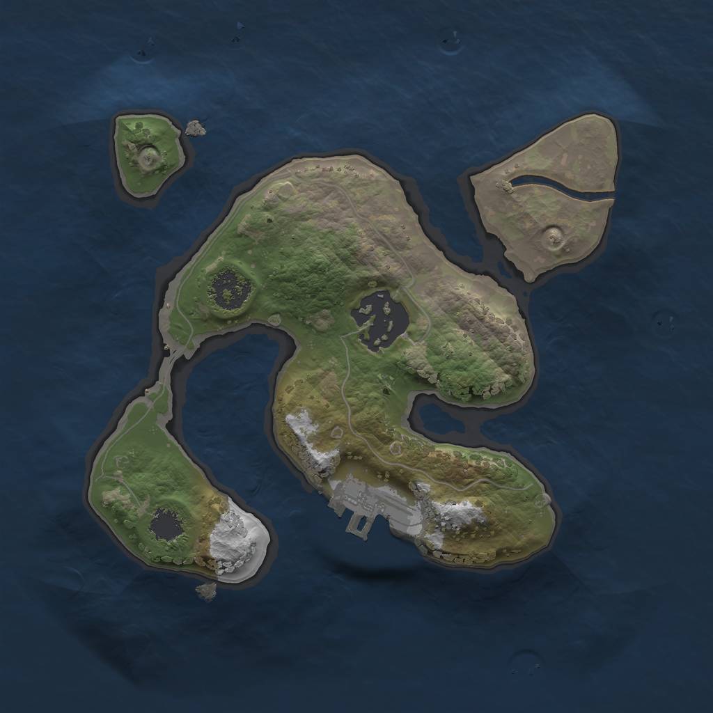 Rust Map: Procedural Map, Size: 1900, Seed: 456748, 9 Monuments