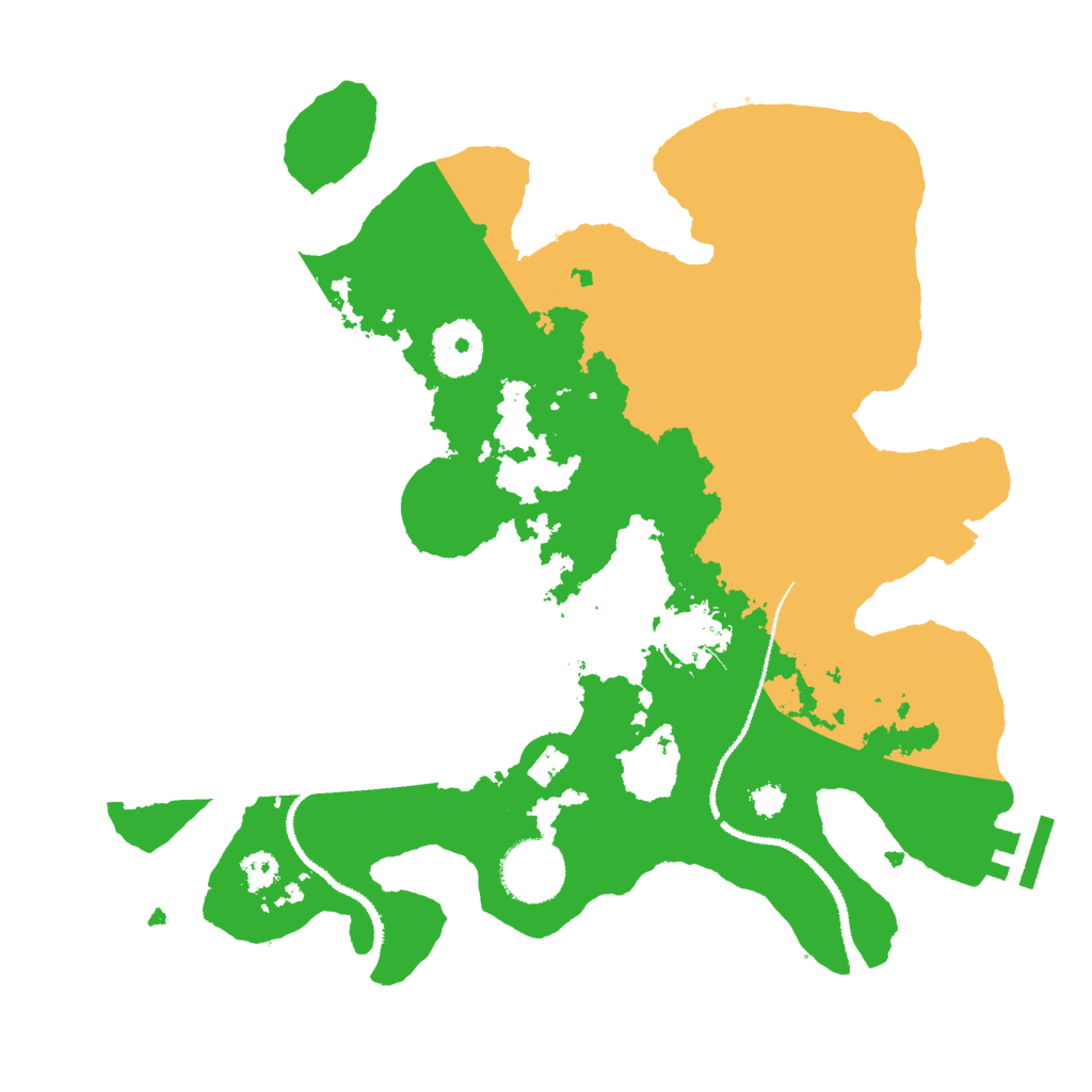 Biome Rust Map: Procedural Map, Size: 3000, Seed: 101512