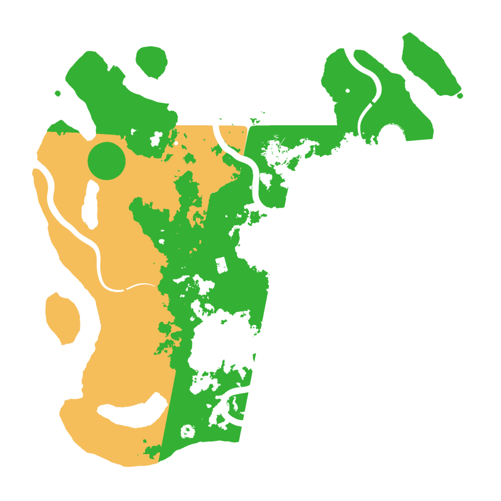 Biome Rust Map: Procedural Map, Size: 3500, Seed: 1028597995