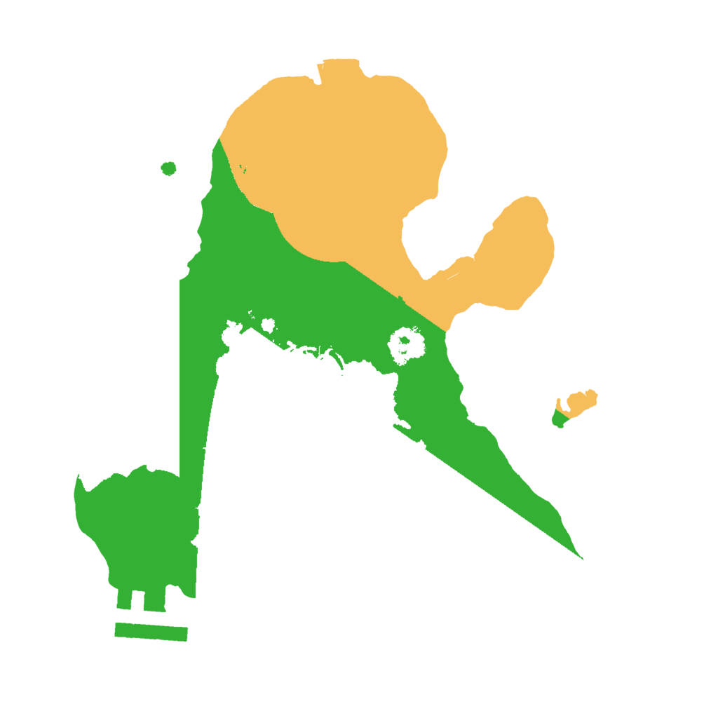 Biome Rust Map: Procedural Map, Size: 2000, Seed: 1612645472