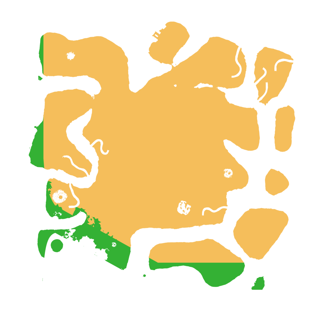 Biome Rust Map: Procedural Map, Size: 3500, Seed: 1574525671