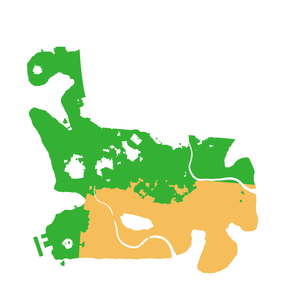 Biome Rust Map: Procedural Map, Size: 2900, Seed: 31708