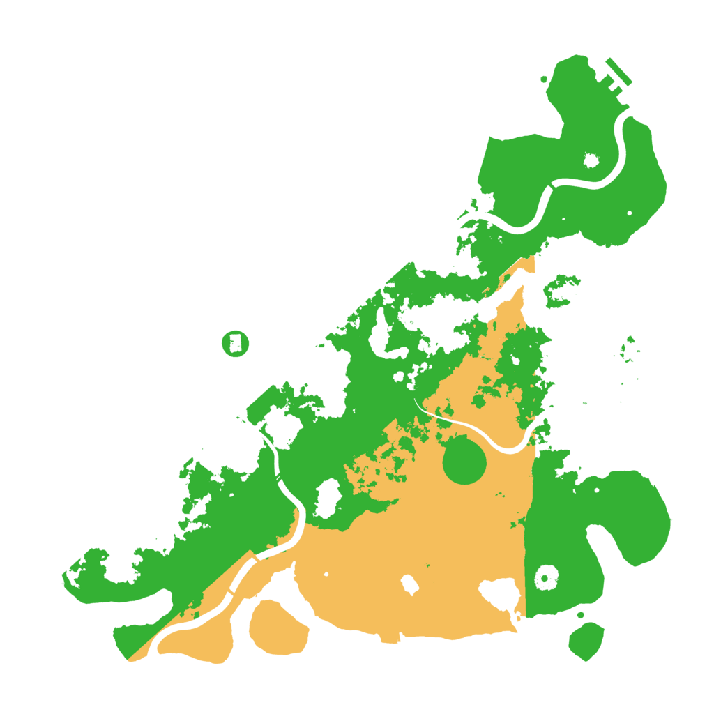 Biome Rust Map: Procedural Map, Size: 4300, Seed: 834535