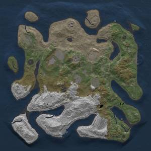 Thumbnail Rust Map: Procedural Map, Size: 4001, Seed: 2147483647, 20 Monuments