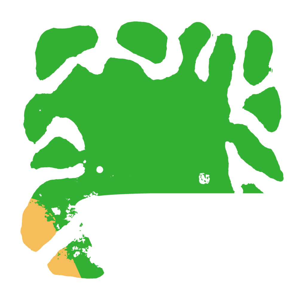 Biome Rust Map: Barren, Size: 4000, Seed: 491355688