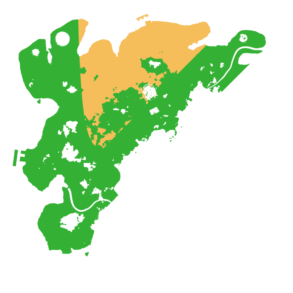 Biome Rust Map: Procedural Map, Size: 3600, Seed: 17082021